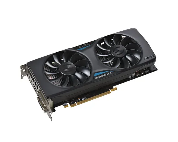 04G-P4-2977-LA - EVGA GeForce GTX 970 SuperClocked 4GB GDDR5 256-Bit PCI Express 3.0 Dual-link DVI/ HDMI/ DisplayPort Video Graphics Card