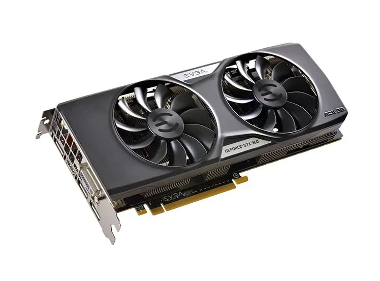 04G-P4-3966-AR - EVGA GeForce GTX 960 4GB 128-Bit GDDR5 PCI Express 3.0 x16 DVI-I/ HDMI/ 3x DisplayPort/ SLI Supported Video Graphics Card