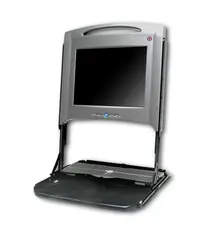04U133 - Dell 15-inch Rack Mount TFT Monitor With Rails 1U No Keyboard and Mouse