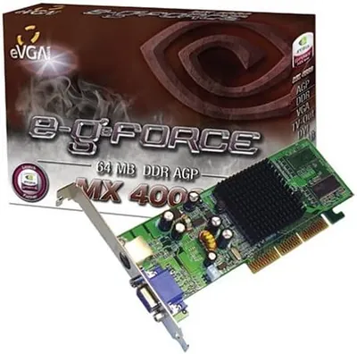 064-A8-NV93-A1 - EVGA GeForce MX4000 64MB DDR 32-Bit AGP 4X/8X Video Graphics Card