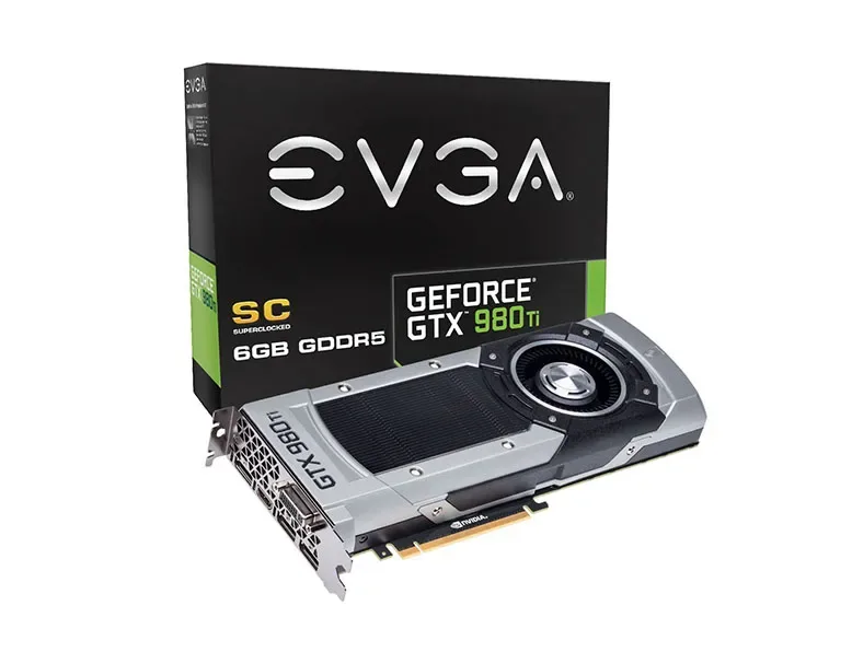 06G-P4-4993-B1 - EVGA GeForce GTX 980 Ti SuperClocked 6GB 384-Bit GDDR5 PCI Express 3.0 DVI-I/ HDMI/ 3x DisplayPort SLI Support Video Graphics Card