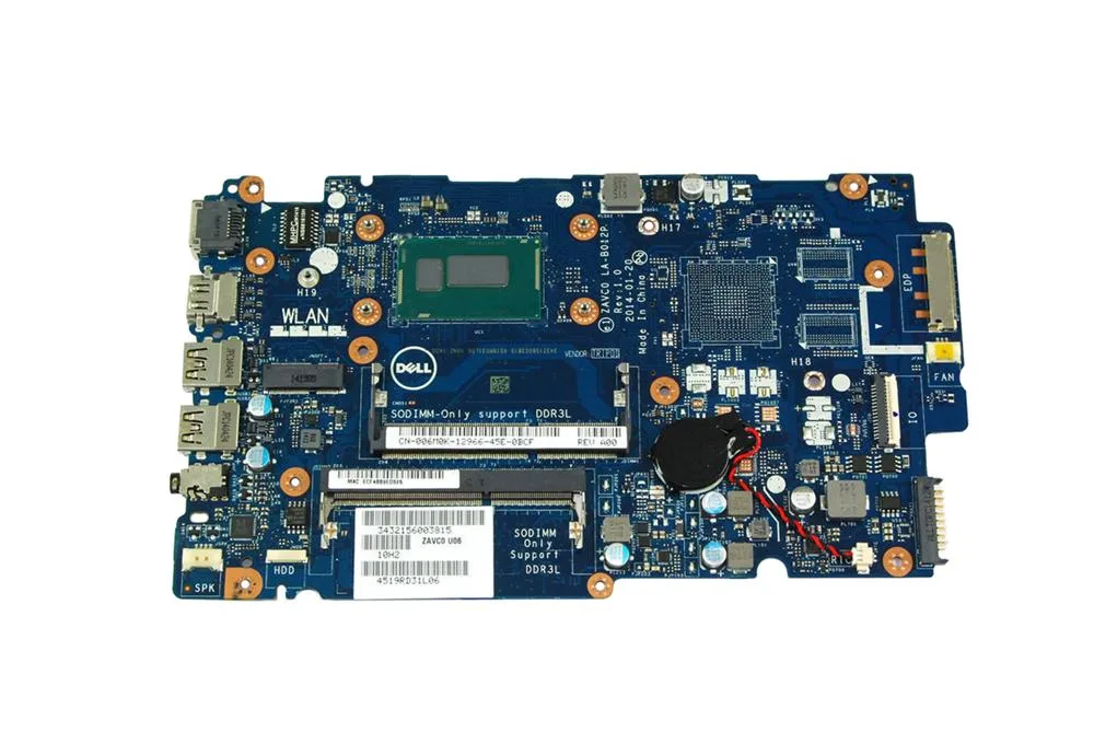 06M0K - Dell Inspiron 15 5547 Laptop Motherboard with Intel i3-4030U 1.9GHz