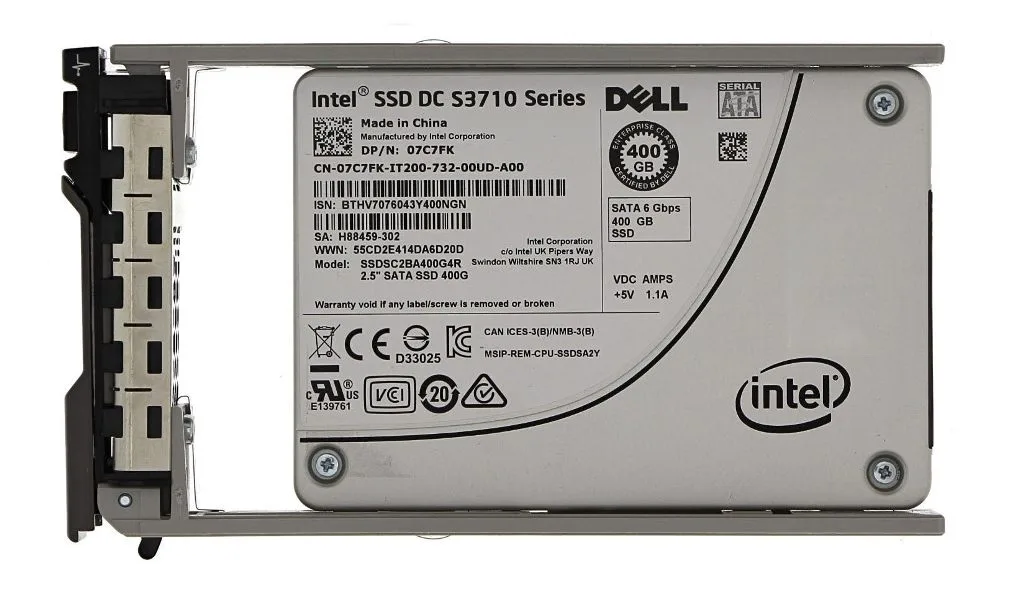 07C7FK - Dell Enterprise 400GB SATA 6Gb/s 2.5-inch MLC Solid State Drive