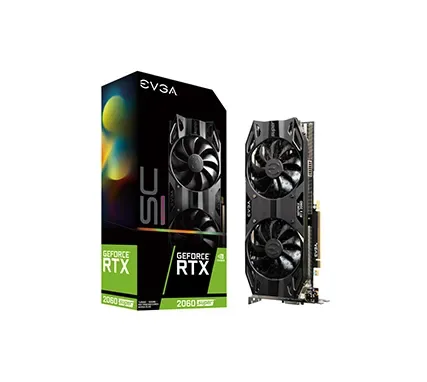 08G-P4-3067-KR EVGA NVIDIA GeForce RTX 2060 Super SC ULTRA GAMING 8GB GDDR6 HDMI/2DisplayPort/DVI-D/PCI-Express Video Card w/ Metal Backplate