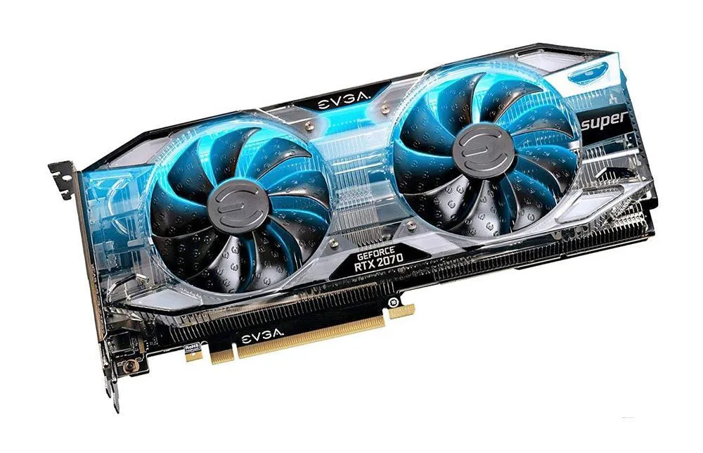 08G-P4-3173-KR EVGA NVIDIA GeForce RTX 2070 Super XC ULTRA GAMING 8GB GDDR6 HDMI/3DisplayPort/USB Type-C /PCI-Express Video Card w/ RGB LED