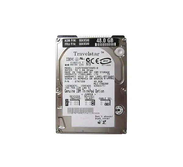 08K9598 - IBM 48GB 5400RPM ATA-100 2.5-inch Hard Drive