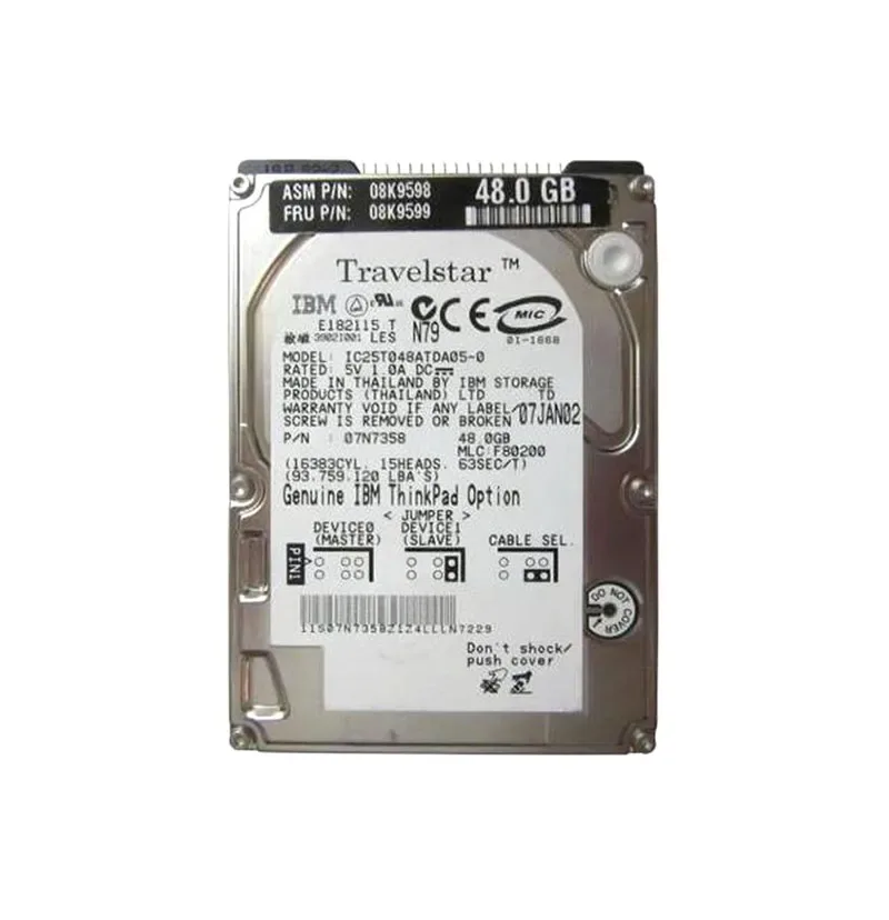 08K9599 - IBM 48GB 5400RPM ATA-100 2.5-inch Hard Drive