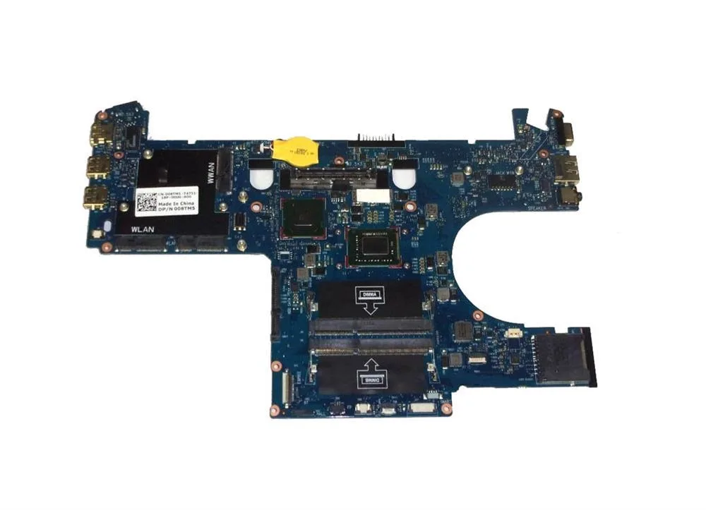08TM5 - Dell System Board for Latitude E6220 Laptop