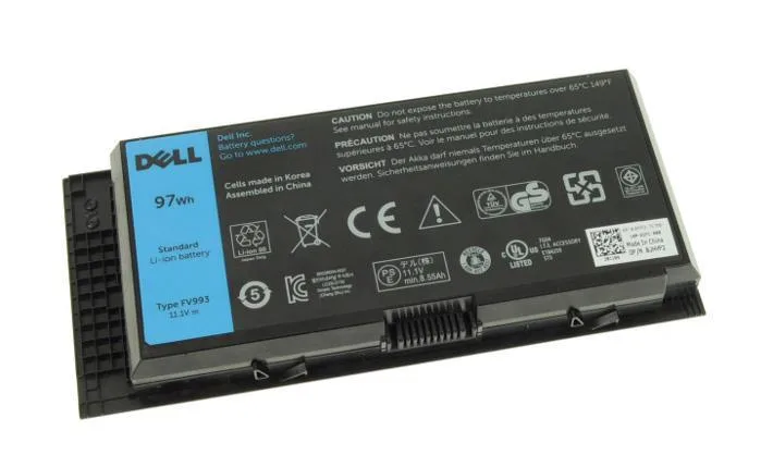 09GP08 - Dell 9-Cell 97WHr Li-Ion Battery for Latitude E6320 E6420 E6420 ATG E6520 Laptop Series