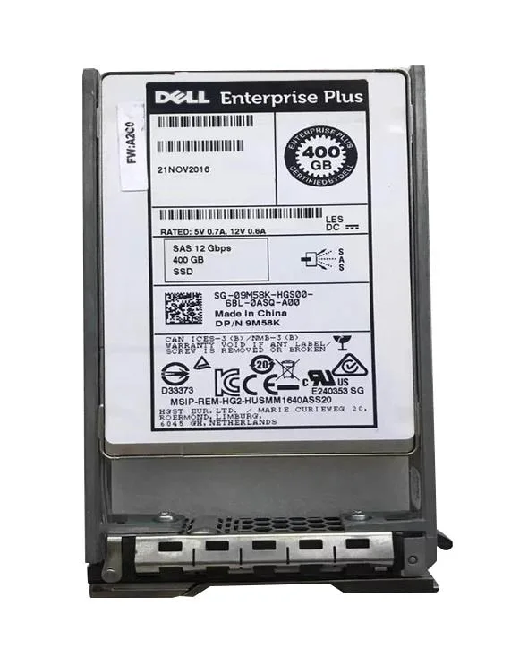 09M58K - Dell 400GB MLC SAS 12Gb/s 2.5-inch Solid State Drive