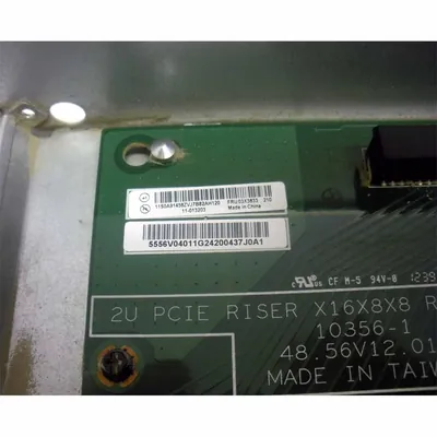 0A91457 - Lenovo Dual PCI-Express Slots X16 X8 Riser Card 1 for Thinkserver RD430