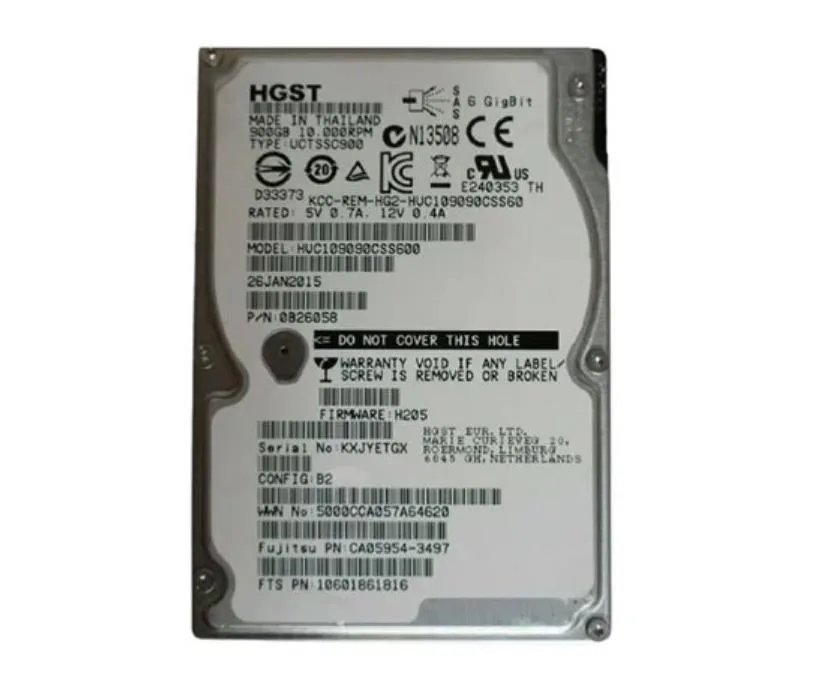 0B26058 - Hitachi 900GB 10000RPM SAS 6Gb/s 2.5-inch Hard Drive
