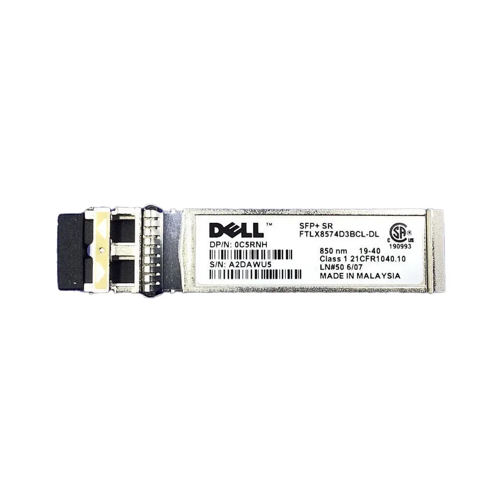0C5RNH - Dell 10GBase-SR Multi-mode Fiber 300m 850nm Duplex LC Connector SFP+ Transceiver Module