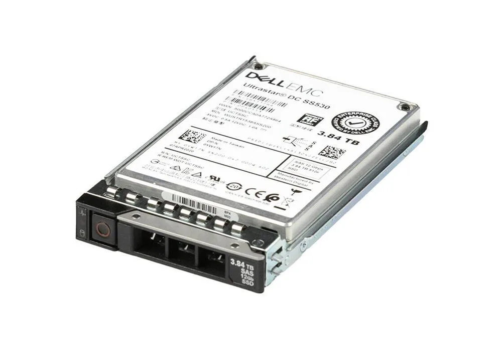 0D3YV7 - Dell 3.84TB SAS 12Gb/s Read Intensive 2.5-inch Solid State Drive