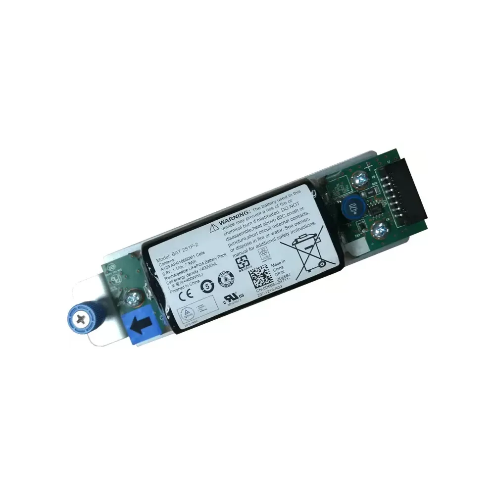 0D668J - Dell 6.4V 1.1AH 7.1WH Controller Battery Module for PowerVault MD3200I/3220I