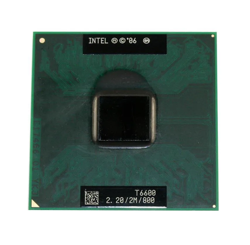 0D971M - Dell 2.20GHz 800MHz FSB 2MB L2 Cache Intel Core 2 Duo T6600 Mobile Processor