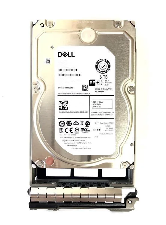 0D9MR9 - Dell 6TB 7200RPM SAS 12Gb/s 3.5-inch Hard Drive