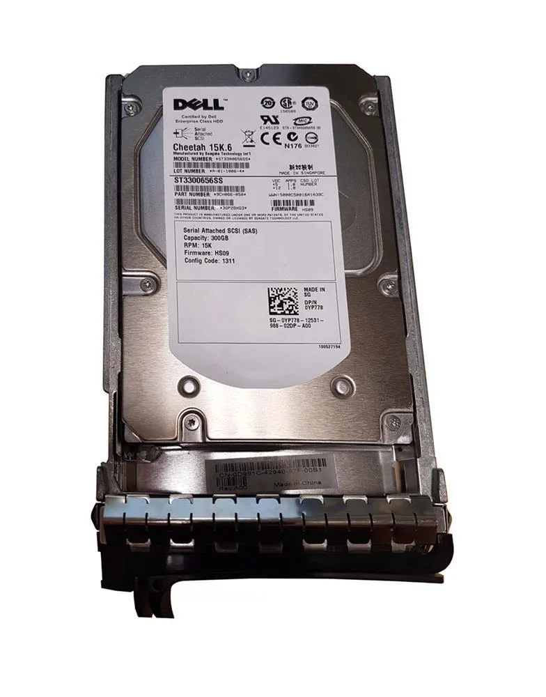 0F078K - Dell 300GB 15000RPM SAS 6Gb/s 3.5-inch Hard Drive