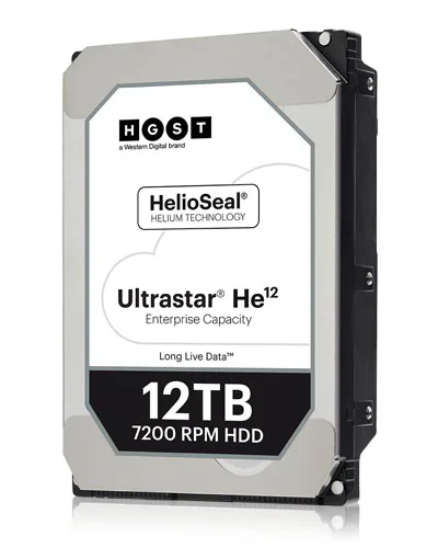 0F29595 - HGST Ultrastar DC HC520 12TB SATA 6Gb/s 7200RPM 256MB Cache 512e 3.5-inch Enterprise Hard Drive