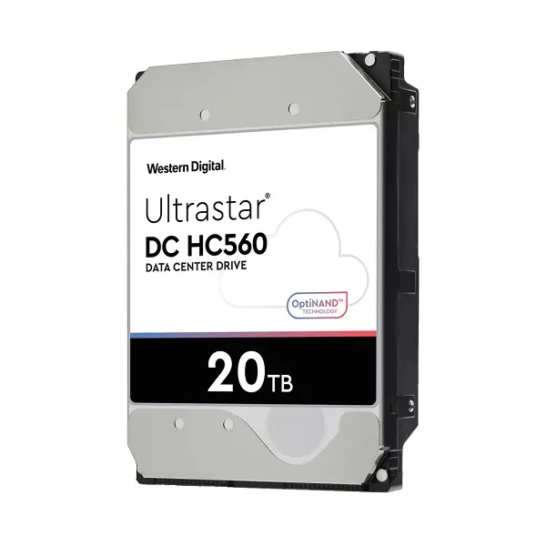 0F38755 - Western Digital Ultrastar DC HC560 20TB 7200RPM SATA 6Gb/s SE 512MB Cache 512e 3.5-inch Hard Drive