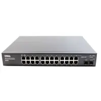 0F495K - Dell PowerConnect 2824 24 x Ports 10/100/1000Base-T + 2 x SFP Expansion Slot Rack-mountable 1U Layer 3 Managed Gigabit Ethernet Switch