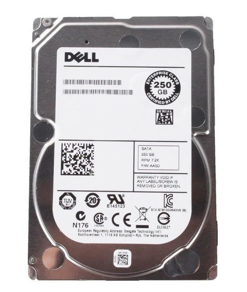 0FPHYV - Dell 250GB 5400RPM SATA 3Gb/s 2.5-inch Hard Drive