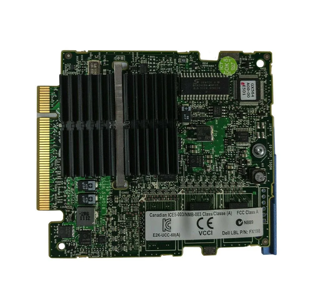 0FX198 - Dell CERC 6/I PCI-Express SAS RAID Controller for PowerEdge M600