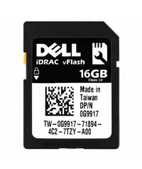 0G9917 - Dell 16GB Class 10 SD Flash Memory Card