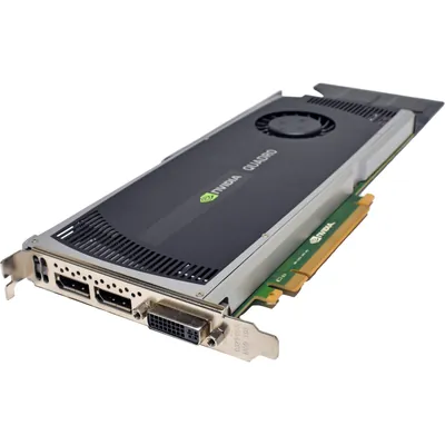 0GRDR1 - Dell Nvidia Quadro 4000 2GB PCI Express 1xDVI 2xDP Video Graphics Card