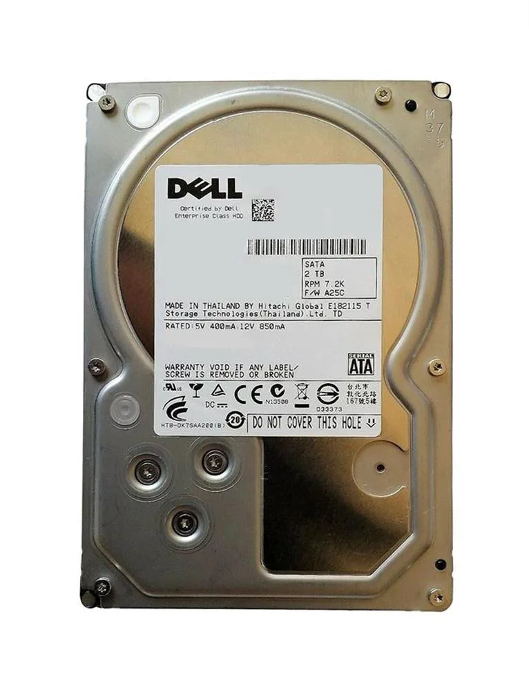 0H192D - Dell 2TB SATA 7200RPM 3.5-inch Hard Drive