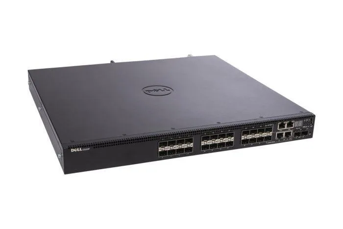 0HWMKX - Dell Networking S3124F Switch 24 x Ports 10/100/1000 Gigabit + 2 x 10 Gigabit Ethernet Rack-Mountable Managed Network Switch