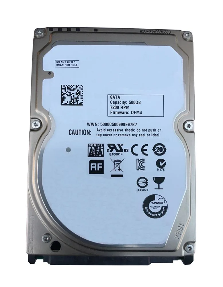 0HWW3K - Dell 500GB 7200RPM SATA 3Gb/s 2.5-inch Hard Drive