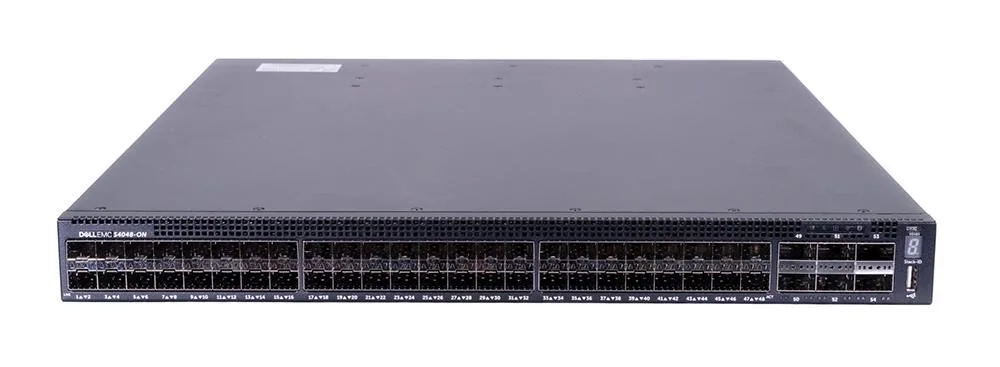 0J09D3 - Dell Networking 48 x Ports 10 Gigabit Ethernet SFP+ + 6 x Ports 40 Gigabit QSFP+ Rack-Mountable Managed Layer 3 Switch