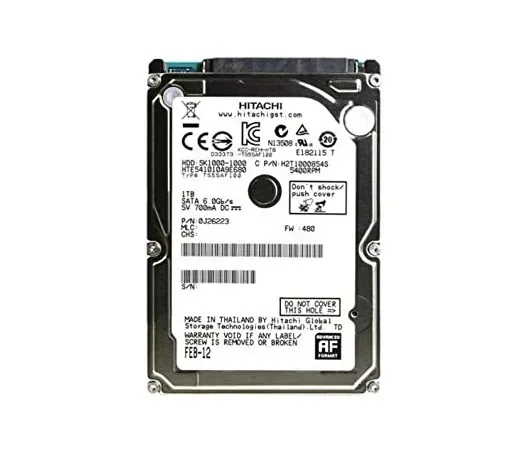 0J26223 - Hitachi 1TB 5400RPM SATA 6Gb/s 2.5-inch Hard Drive