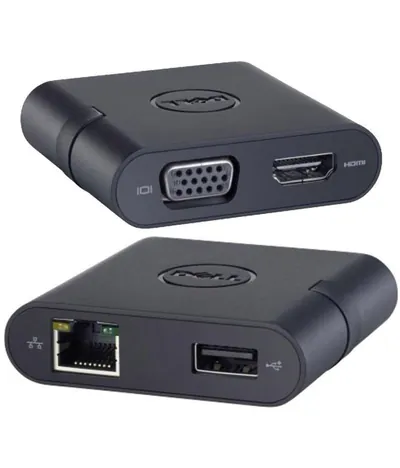 0J83VC - Dell USB 3.0 to HDMI VGA Ethernet USB 2.0 Docking Station
