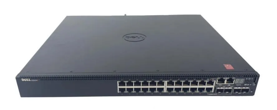 0KW2GG - Dell 24 x Ports x 10/100/1000 PoE+ + 2 x Ports 10 Gigabit SFP+ + 2 x Ports Combo Gigabit SFP Layer 3 Network Switch