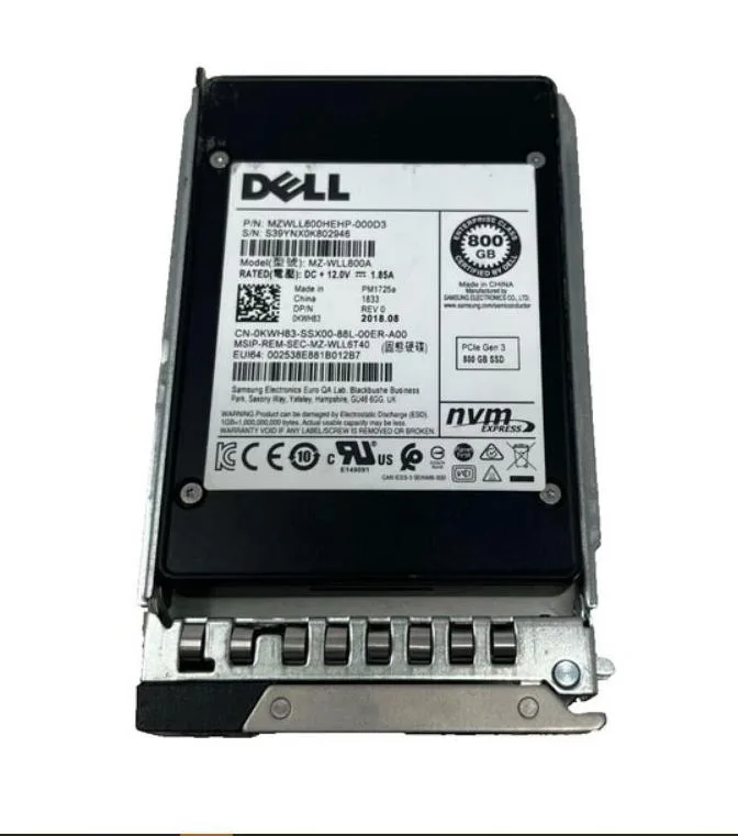 0KWH83 - Dell 800GB PCI Express NVMe 2.5-inch Solid State Drive