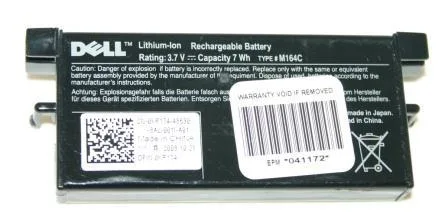 0M164C - Dell Battery 3.7V 7Wh Perc 5/E 6/E RAID Cntrollers