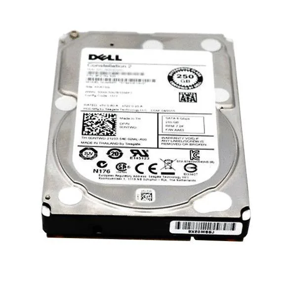 0M348R - Dell 250GB 5400RPM SATA 3Gb/s 2.5-inch Hard Drive