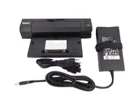 0M8V41 - Dell E-Port Plus II USB 3.0 Advanced Port Replicator with P3E 130-Watts AC Adapter for Latitude E-Family Laptops (Refurbished / Grade-A)