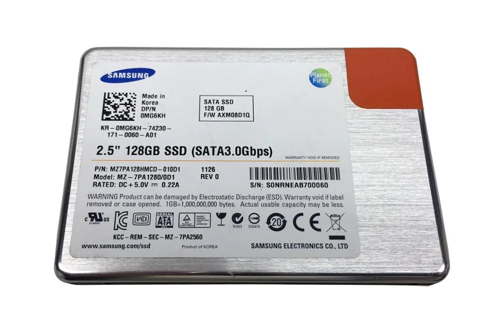 0MG6KH - Dell 128GB SATA 3.0Gb/s 2.5-inch Hot-Swappable Solid State Drive