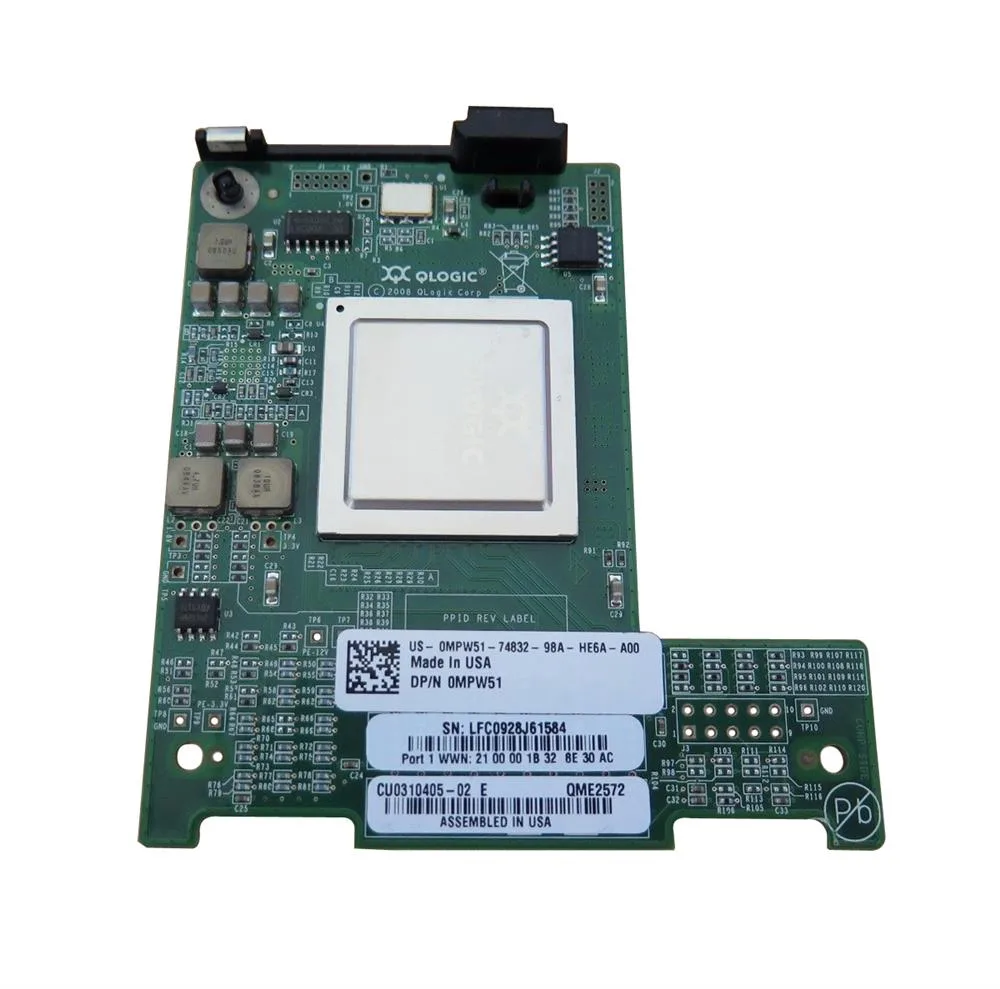 0MPW51 - Dell QLogic QME2572 8Gb Dual Port Mezzanine Card