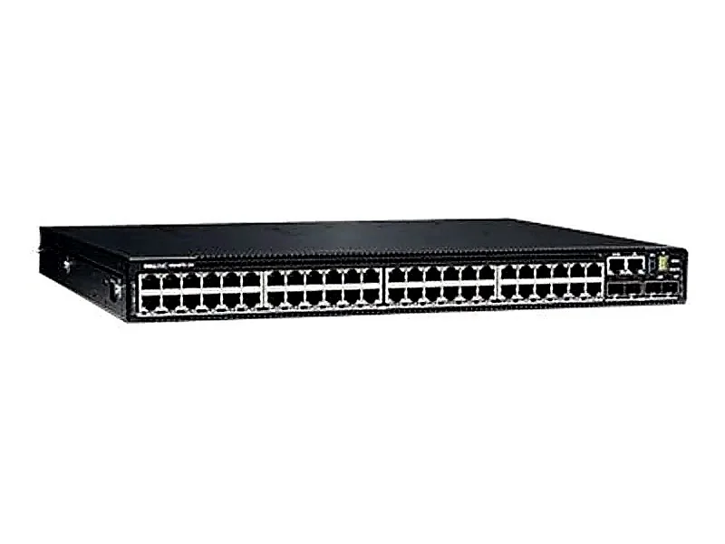 Dell 0MTT55 Powerswitch N3248te-on 48-Ports 10/100/1000Base-T RJ-45 4x 10Gigabit SFP+ 2x 100Gigabit QSFP28 Managed Rack Mountable Layer 3 Network Switch