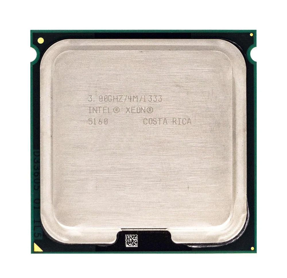 0MU161 - Dell 3.0GHz 1333MHz FSB 4MB L2 Cache Socket LGA771 Intel Xeon 5160 2-Core Processor