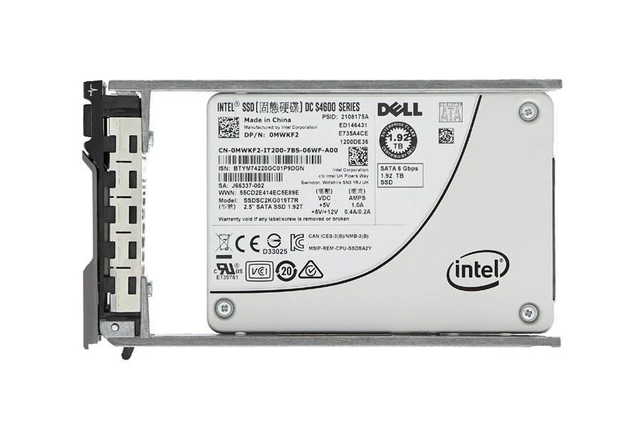 0MWKF2 - Dell 1.92TB SATA Read Intensive 2.5-inch Solid State Drive