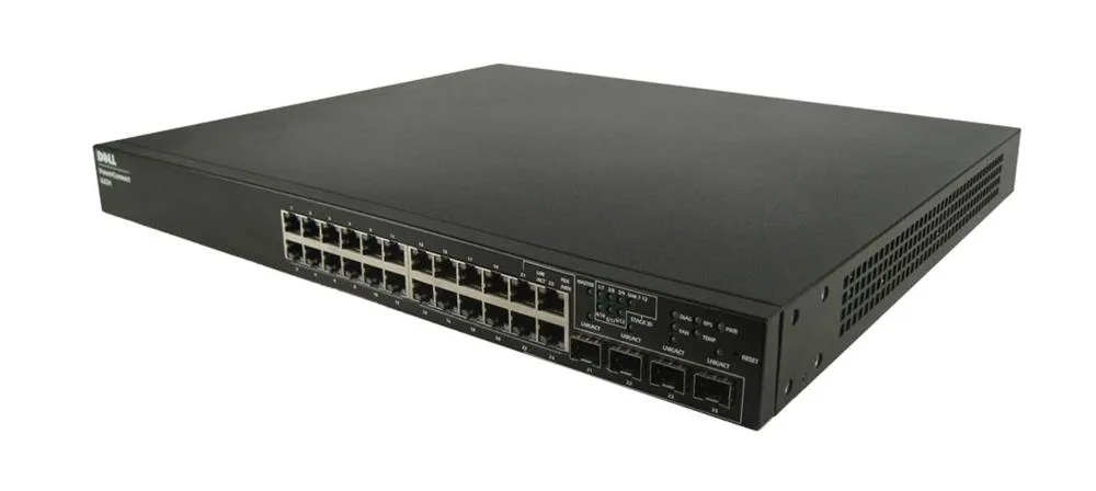 Dell 0N4936-STACK PowerConnect 6224 24 x Ports 10/100/1000Base-T + 4 x Shared SFP Ports Layer 3 Managed Gigabit Ethernet Network Switch