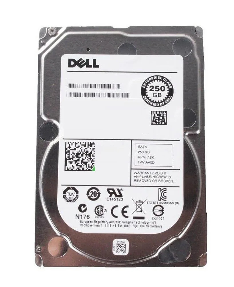 0N651D - Dell 250GB 7200RPM SATA 3Gb/s 3.5-inch Hard Drive