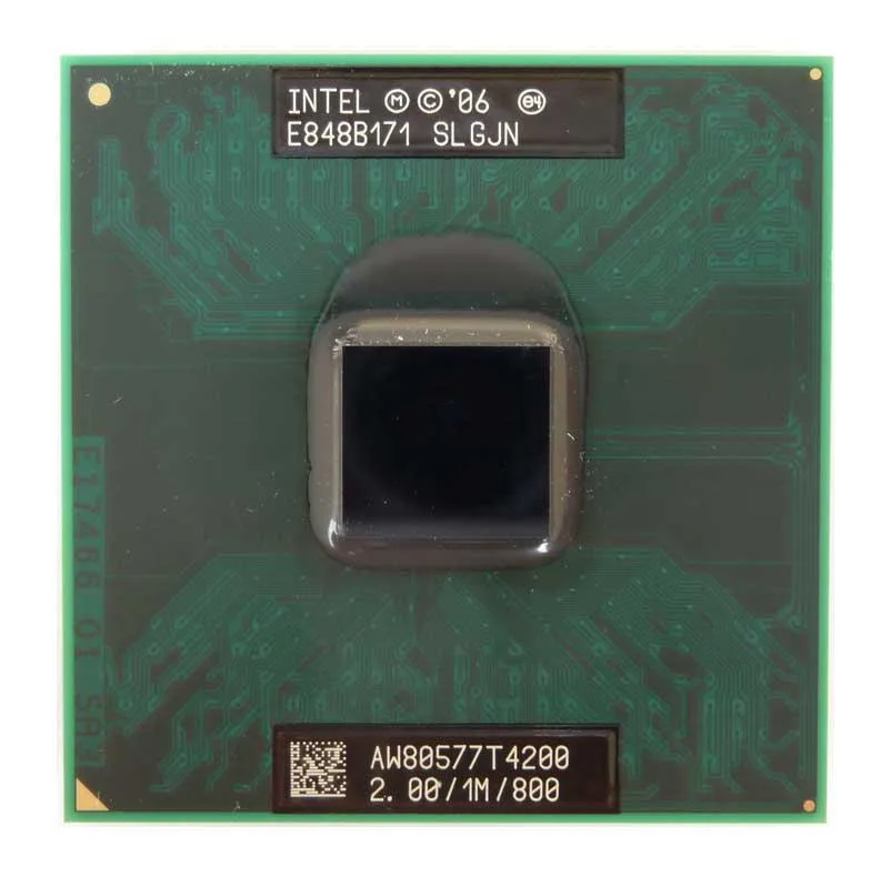 0NV1K4 - Dell 2.00GHz 800MHz FSB 1MB L2 Cache Socket PGA478 Intel Pentium T4200 2-Core Processor