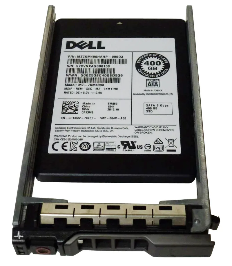 0P13M2 - Dell 400GB Multi-Level Cell SATA 6Gb/s 2.5-Inch Solid State Drive
