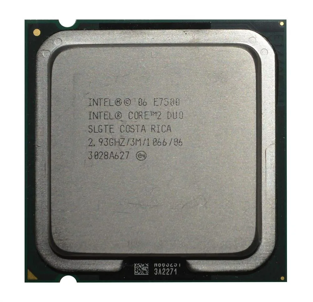 0P960K - Dell 2.93GHz 1066MHz FSB 3MB L2 Cache Socket LGA775 Intel Core 2 Duo E7500 2-Core Processor